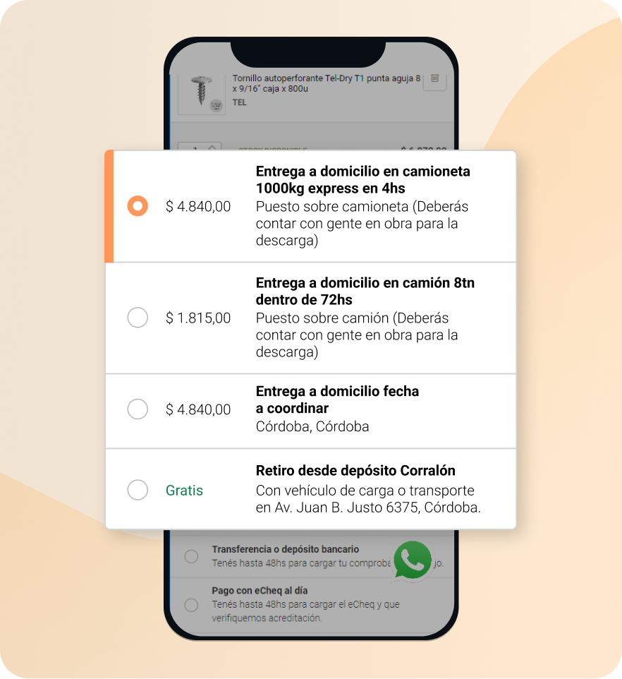 Logística con tus reglas
